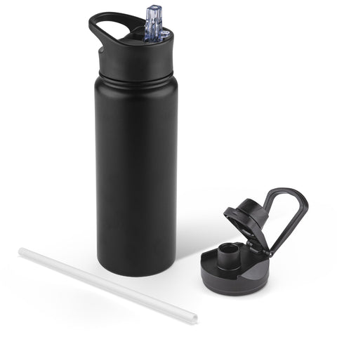 VQRRCKI 24 oz insulated bottle with straw lid stays cold during workouts
