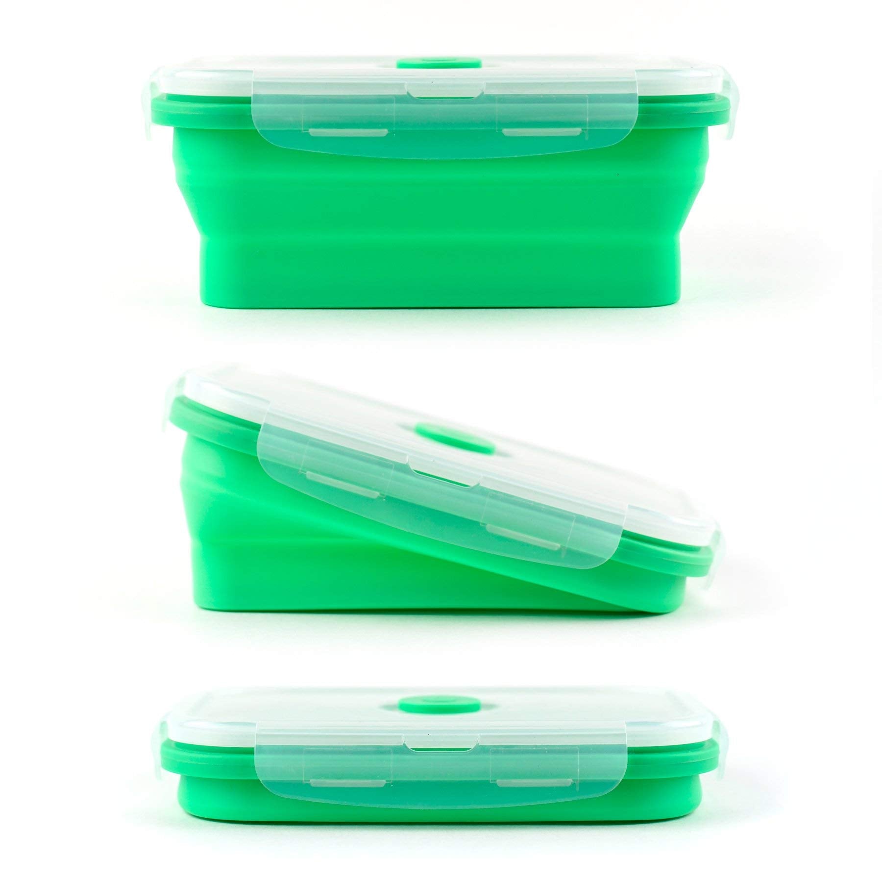 Vremi silicone containers are dishwasher-safe for easy cleanup.