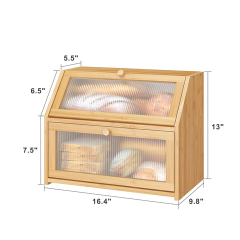 Vriccc bread box includes screwdriver for easy assembly.