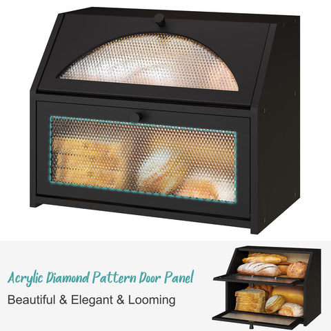 Vriccc bamboo bread box is easy to clean in busy kitchens