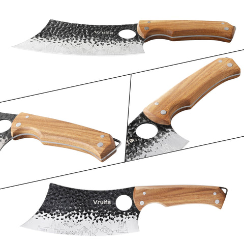 VRUIFA etched blade pattern close-up adds artistic flair
