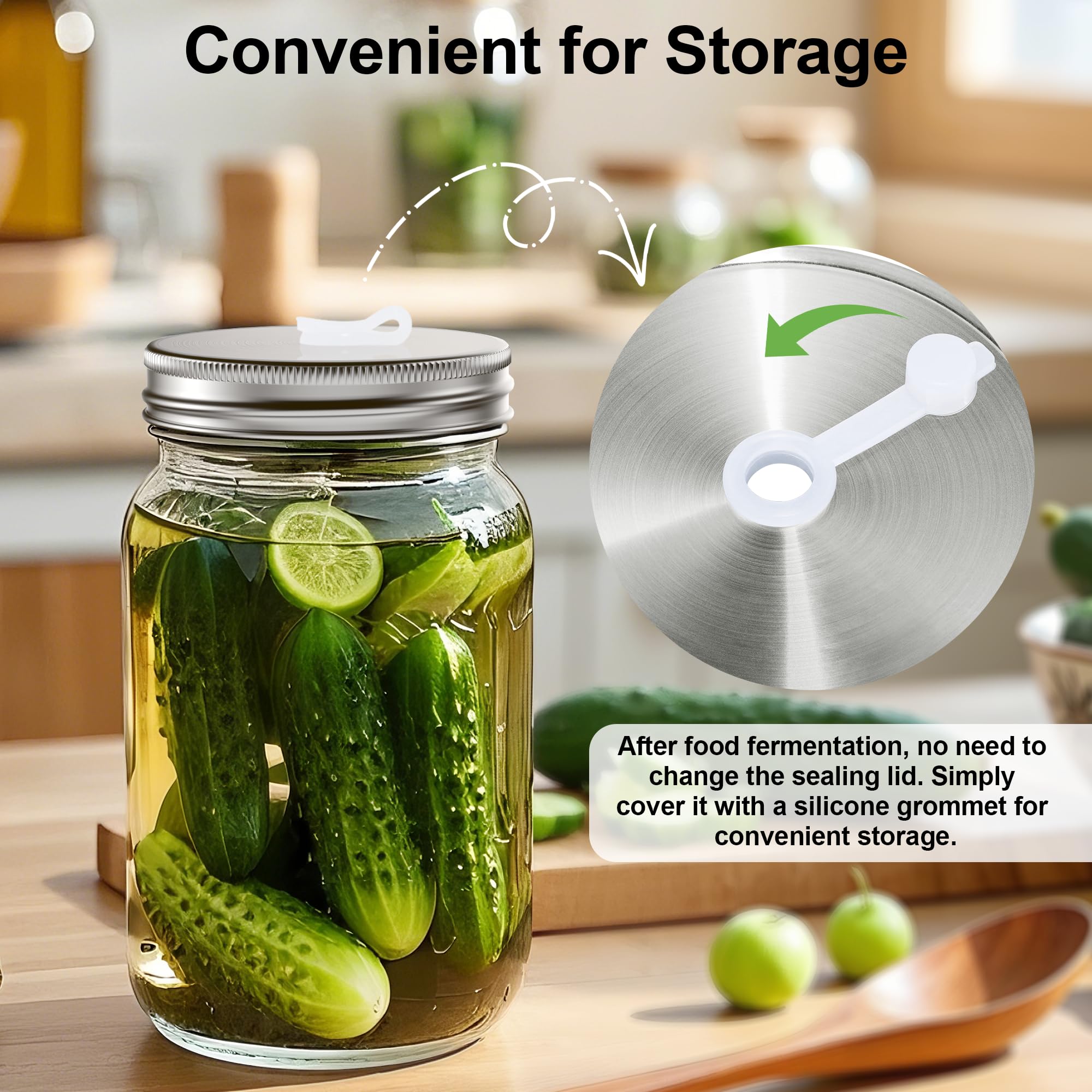 VSAPRDT fermentation kit silicone rings ensure hygienic reusable gaskets
