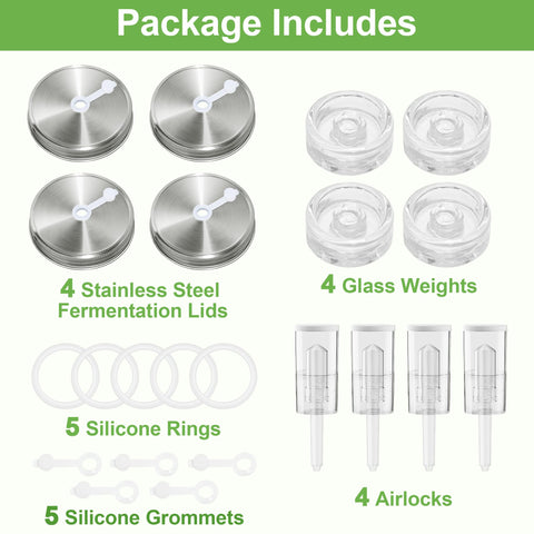 VSAPRDT fermentation kit silicone stoppers enable post-fermentation storage