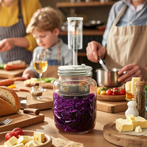VSAPRDT fermentation kit submerged weight detail helps maintain brine coverage