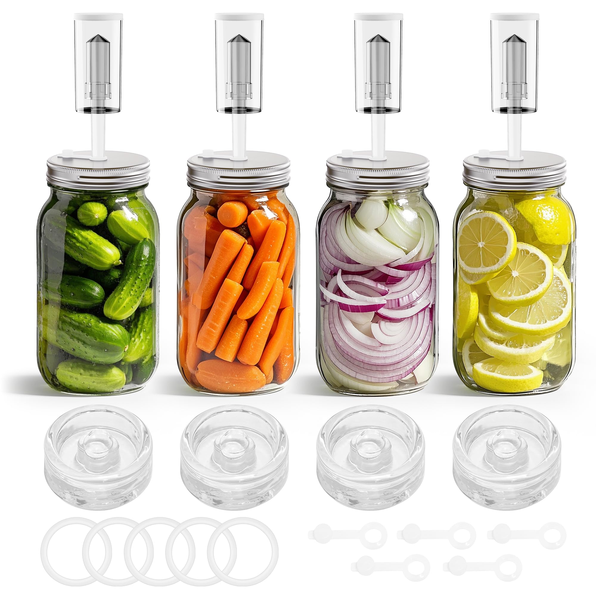 VSAPRDT fermentation kit four weights submerge jars for even brining