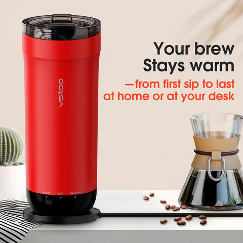 VSITOO S5 maintains 120–150°F for hours of hot beverage warmth