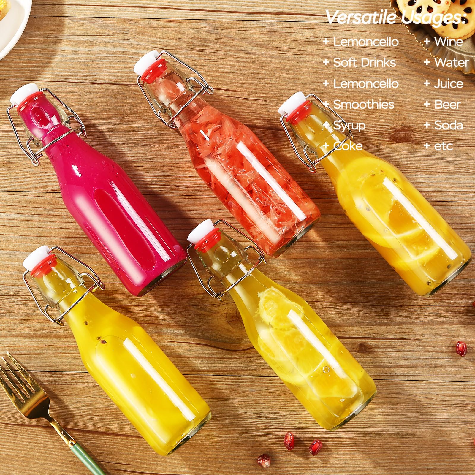 VSWINGBO kombucha bottle ideal for second fermentation and flavor development