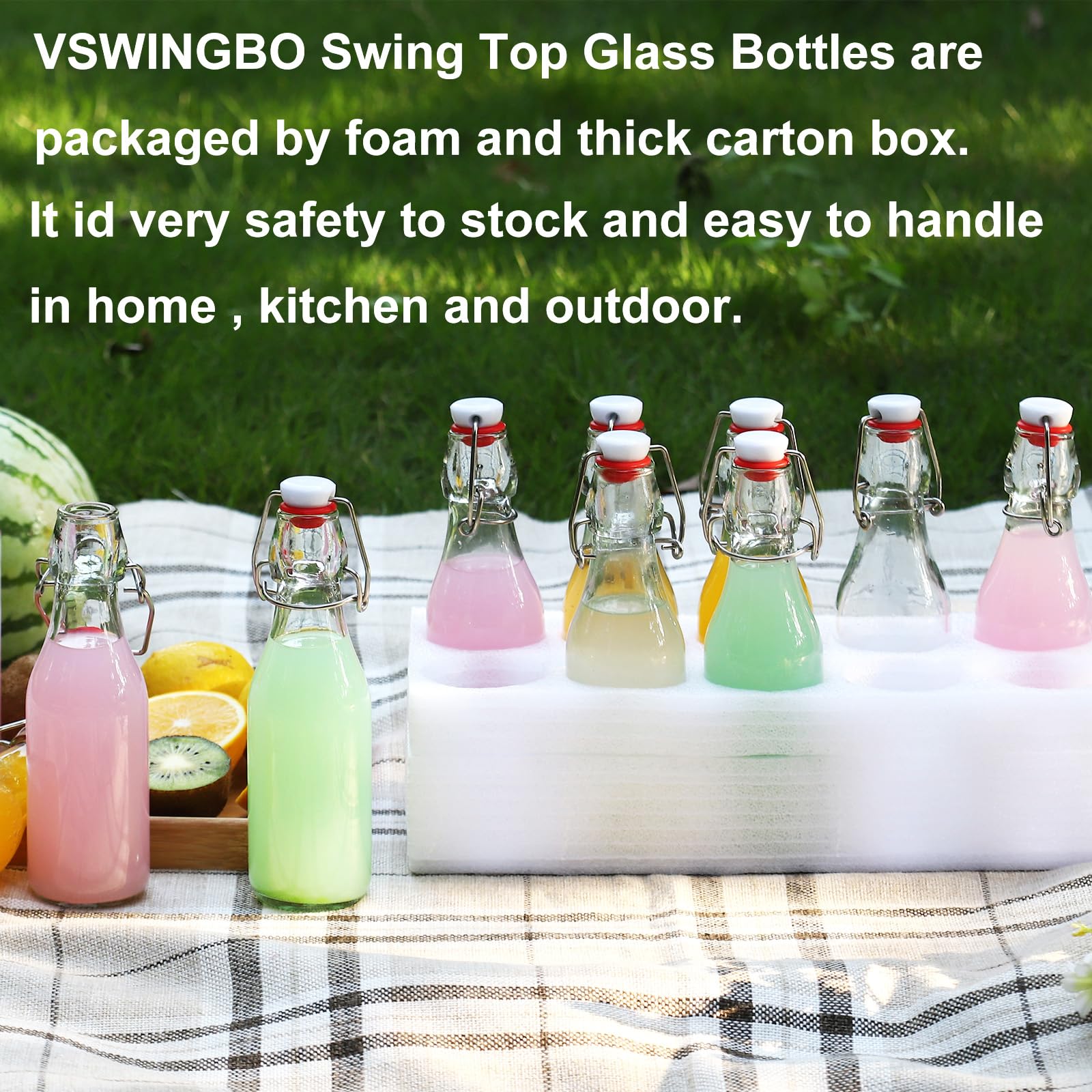 VSWINGBO labeled bottle set ready for gifting or pantry organization