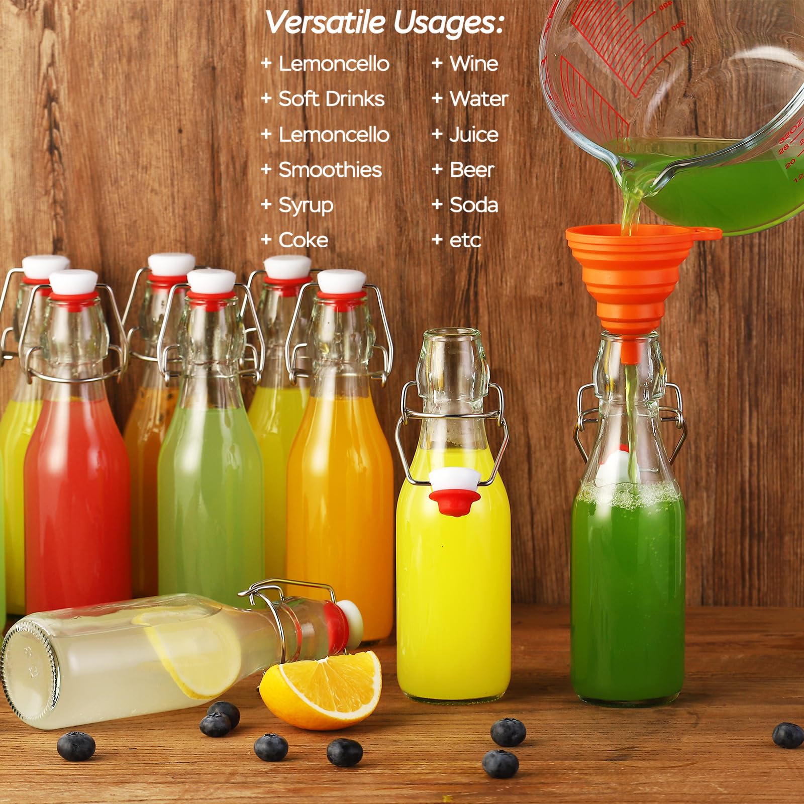 VSWINGBO oil and vinegar bottle versatile for kitchen condiments