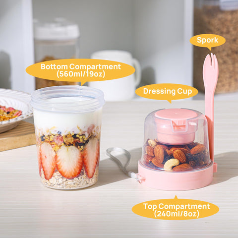 Vtopmart BPA-free cups are dishwasher safe for quick cleanup