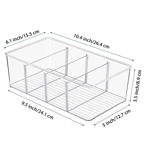 Vtopmart BPA-free durable bin for safe kitchen organization.