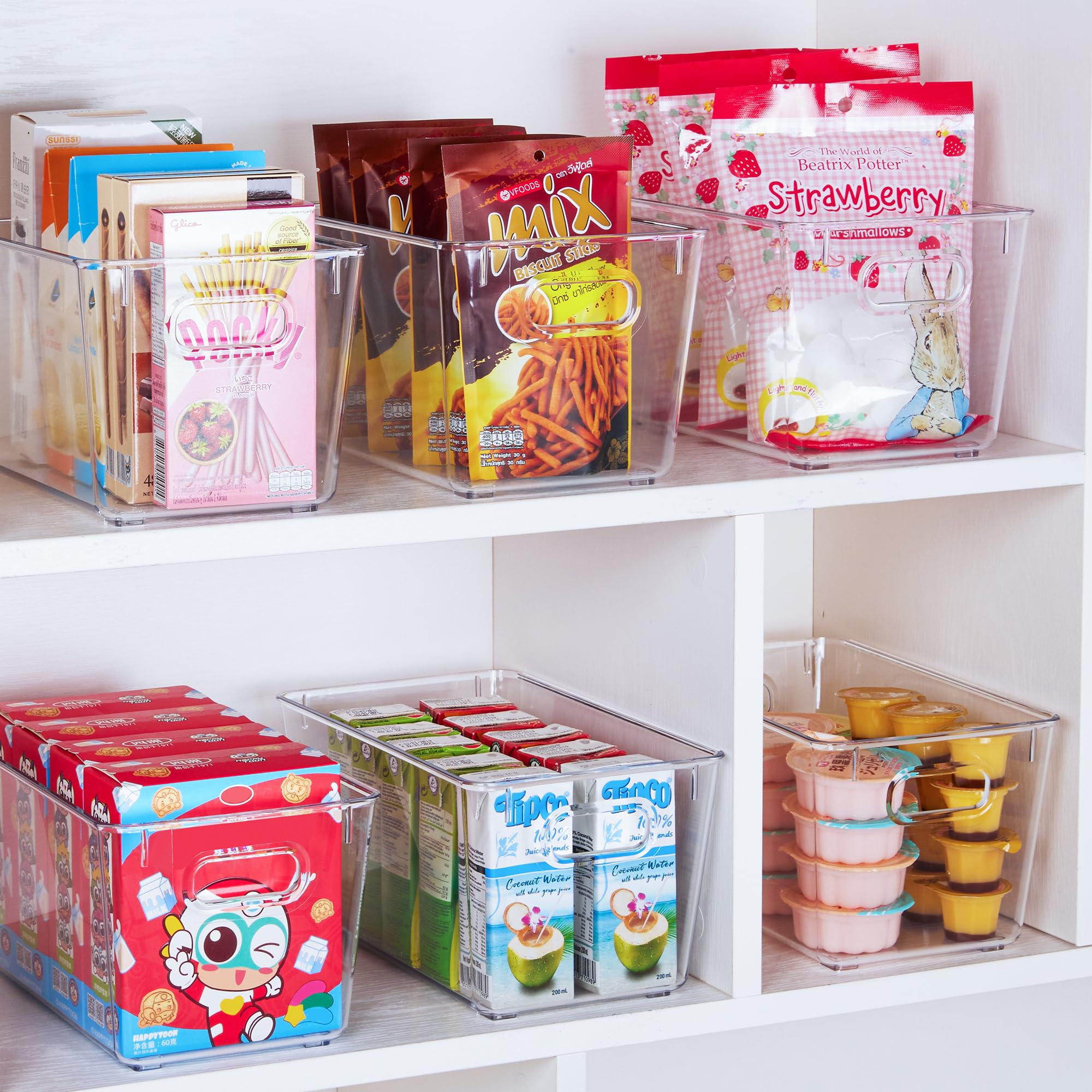 Vtopmart BPA-free durable bin for safe pantry storage.