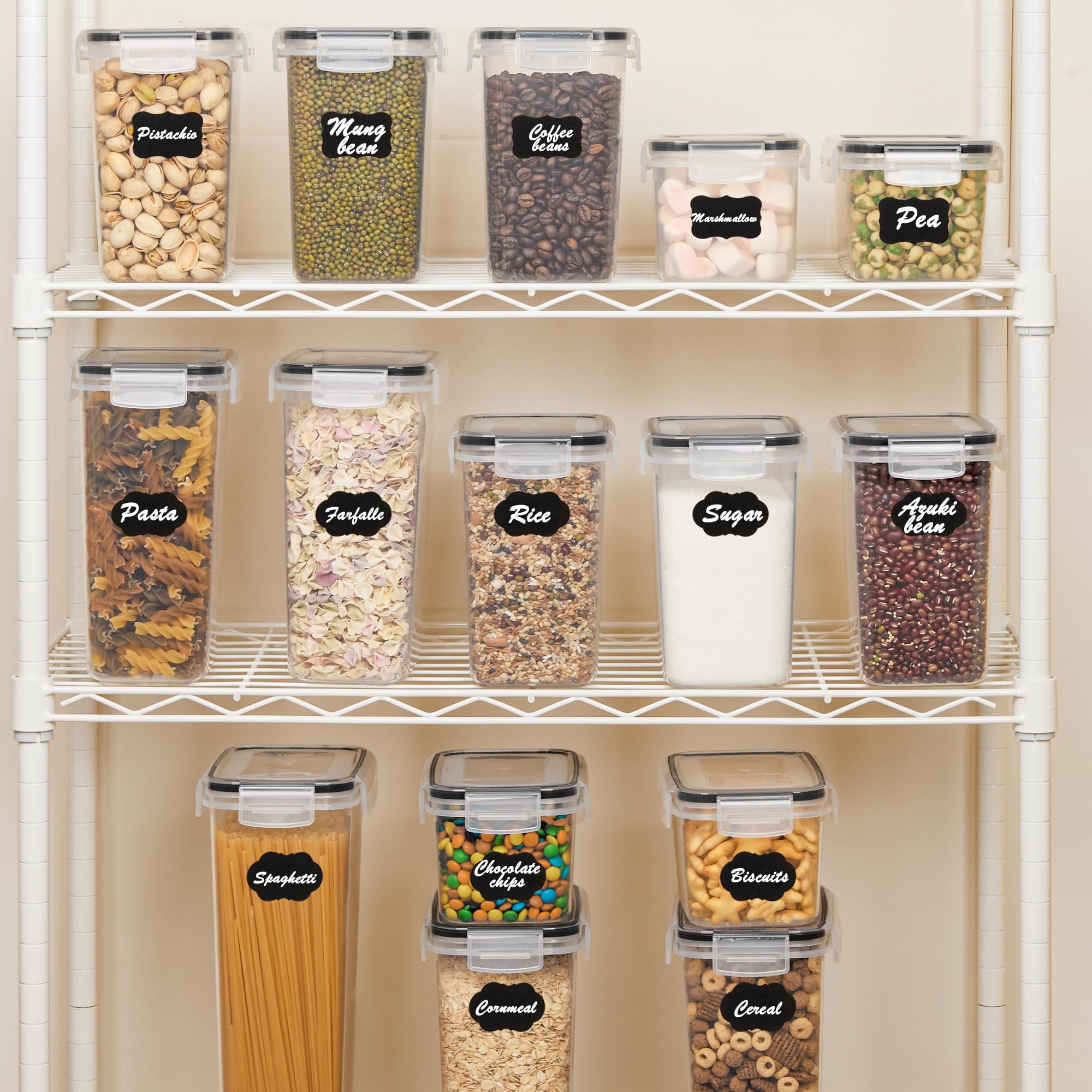 Vtopmart BPA-free material ensures durable, safe storage.