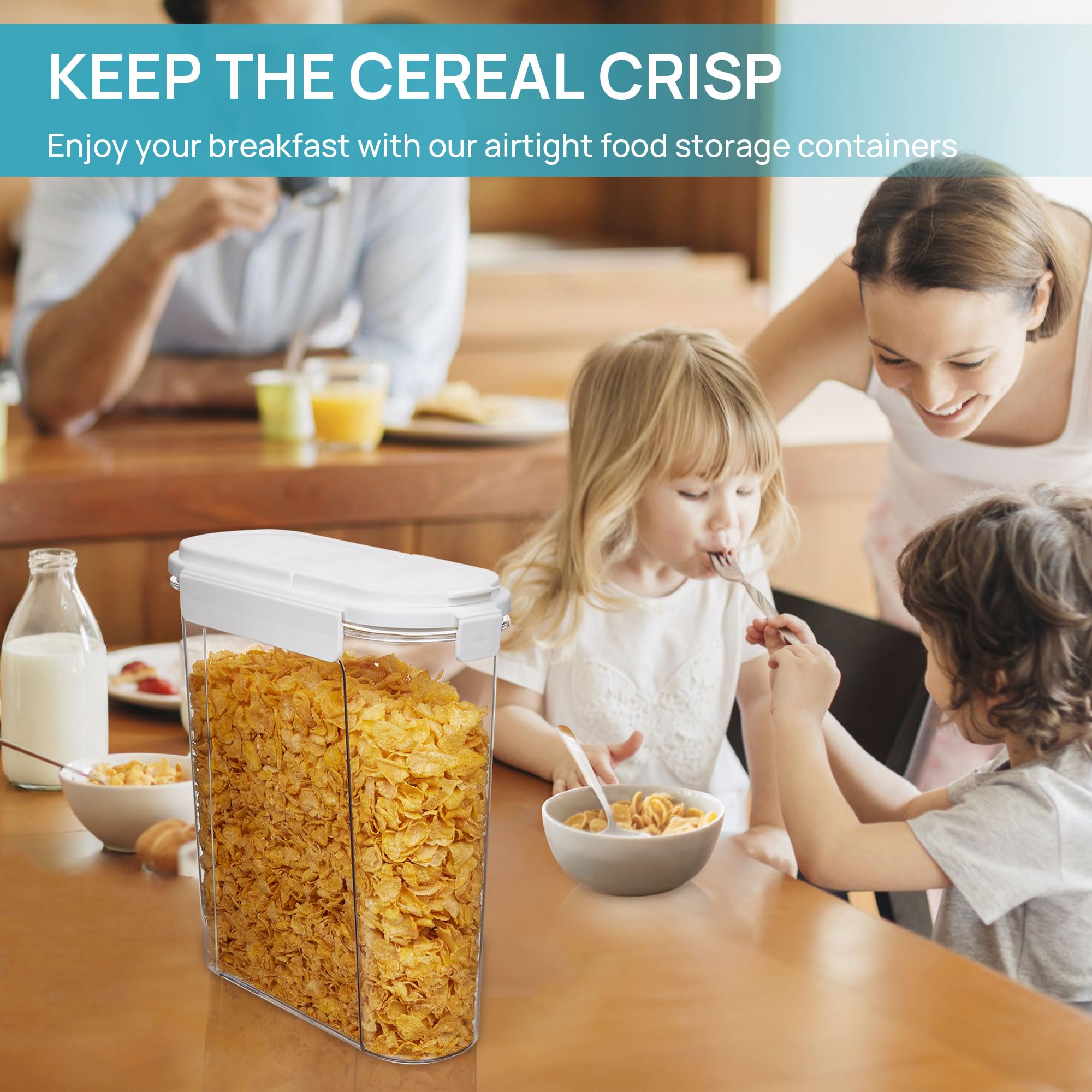 Vtopmart BPA-free PET material provides safe, clear visibility