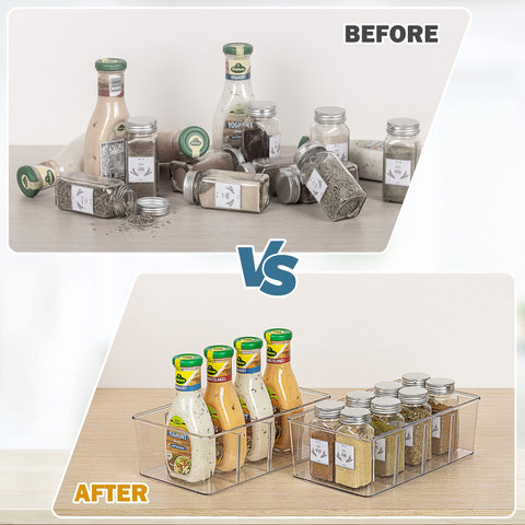 Vtopmart BPA-free plastic bin designed for safe packet storage.
