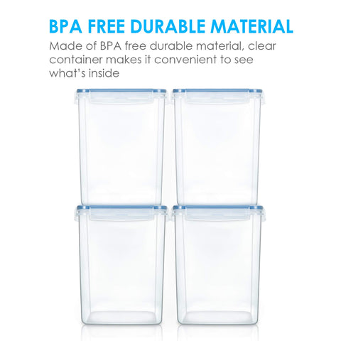Vtopmart clear BPA-free plastic container for easy content checking