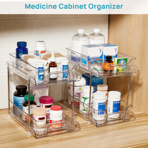 Vtopmart clear design helps quickly locate items in seconds
