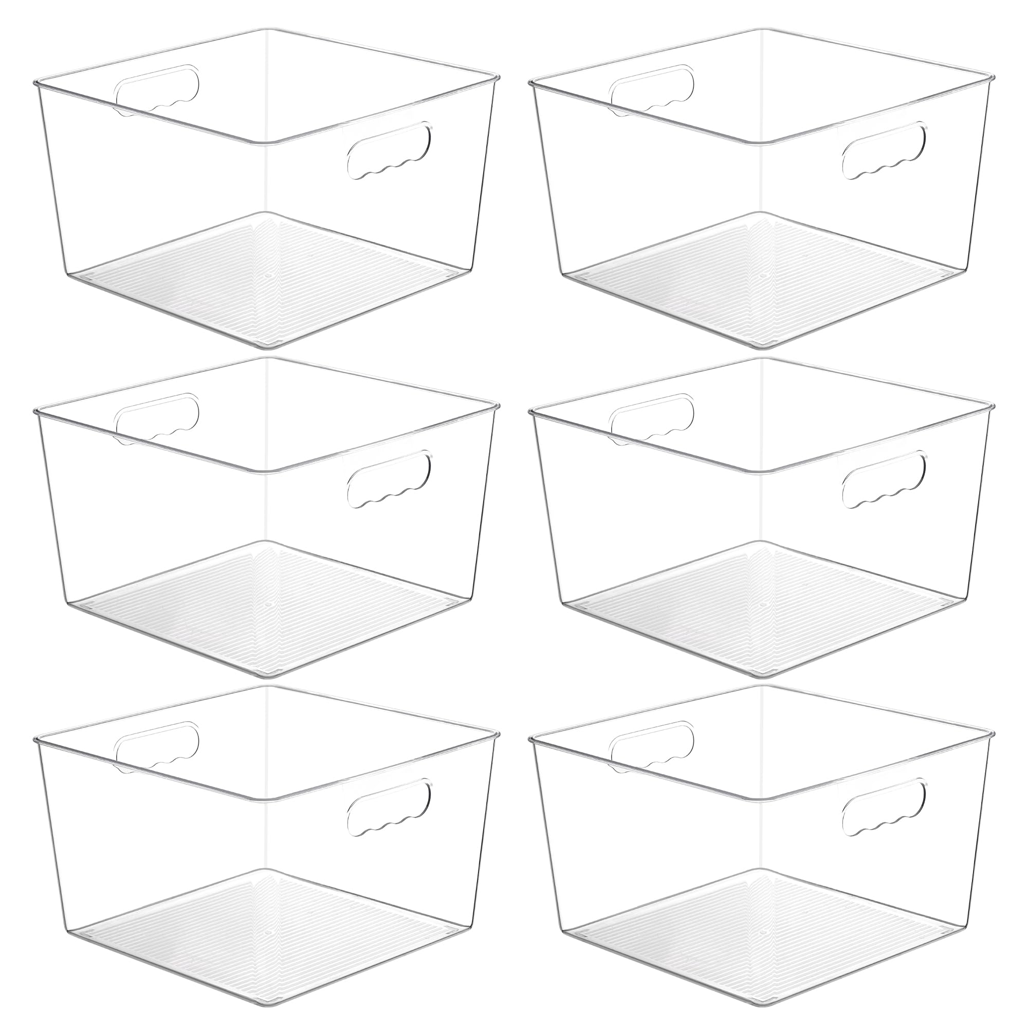 Vtopmart clear storage bin 11x11 for pantry organization and quick visibility.