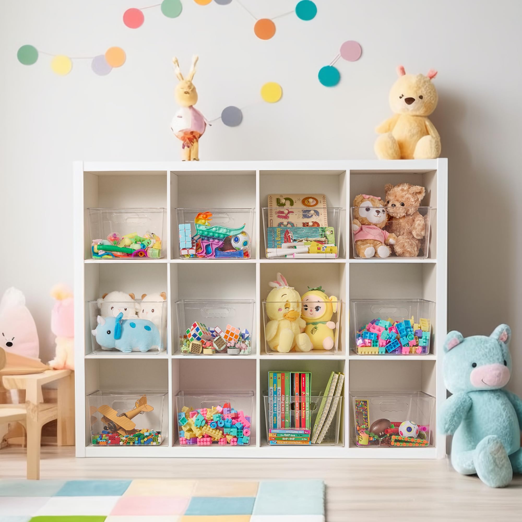 Vtopmart closet storage bin offers clear view for wardrobe items