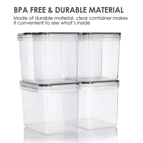Vtopmart dishwasher-safe storage simplifies cleanup after cooking.