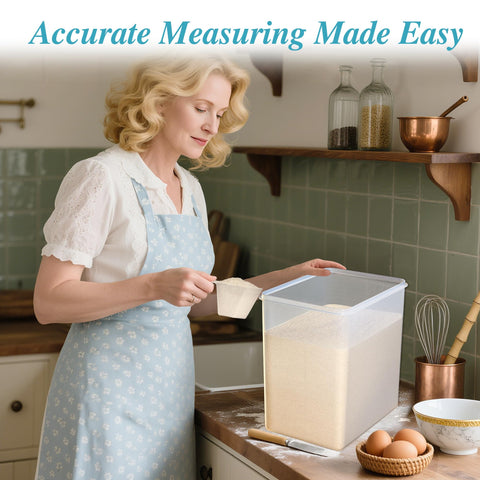 Vtopmart with graduated measurement marks for precise portioning during cooking.