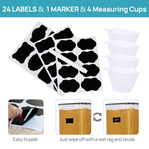 Vtopmart measuring cups included for precise scooping