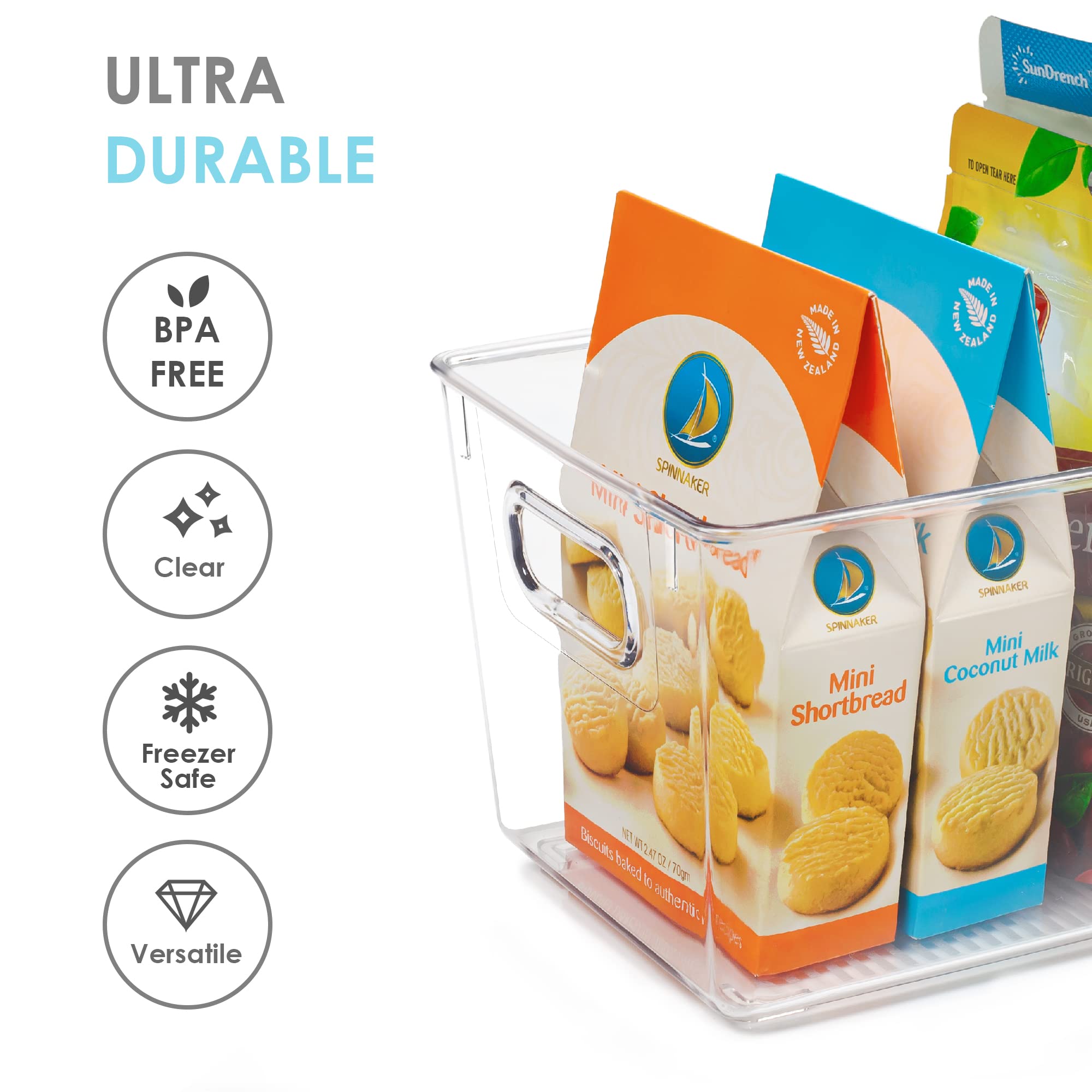 Vtopmart kitchen countertop organization bin keeps essentials within reach.