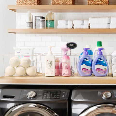 Vtopmart laundry room bin stores detergents neatly