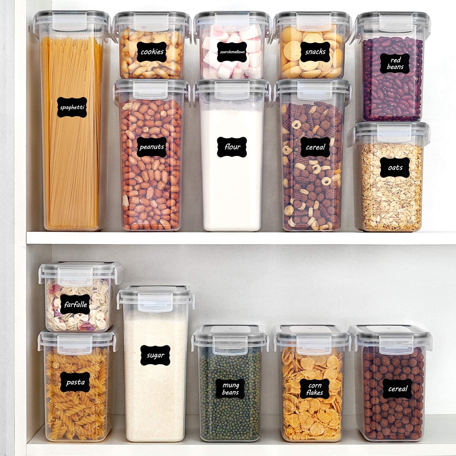 Vtopmart medium containers offer versatile organization for dry goods