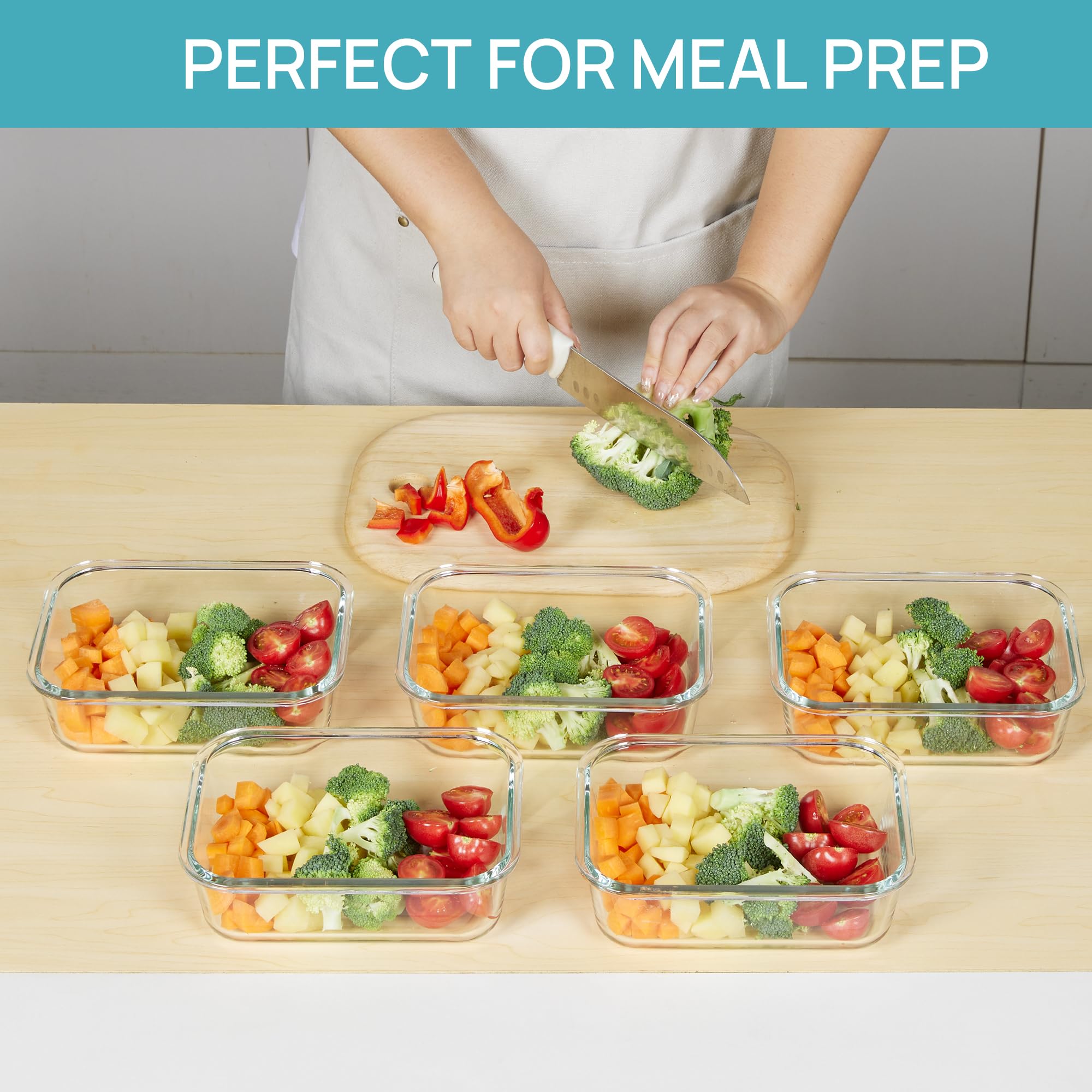 Vtopmart non-porous glass resists staining from tomato sauces and citrus.