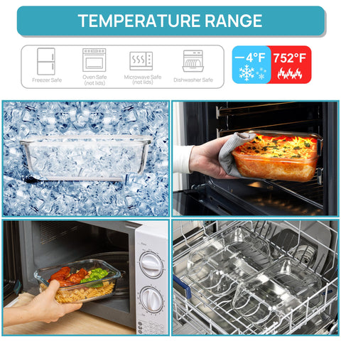 Vtopmart BPA-free borosilicate glass with removable silicone seals for thorough cleaning.