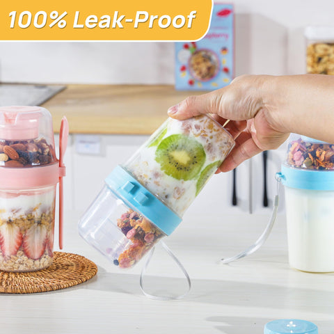 Vtopmart reusable parfait cups ideal for meal prep and leftovers
