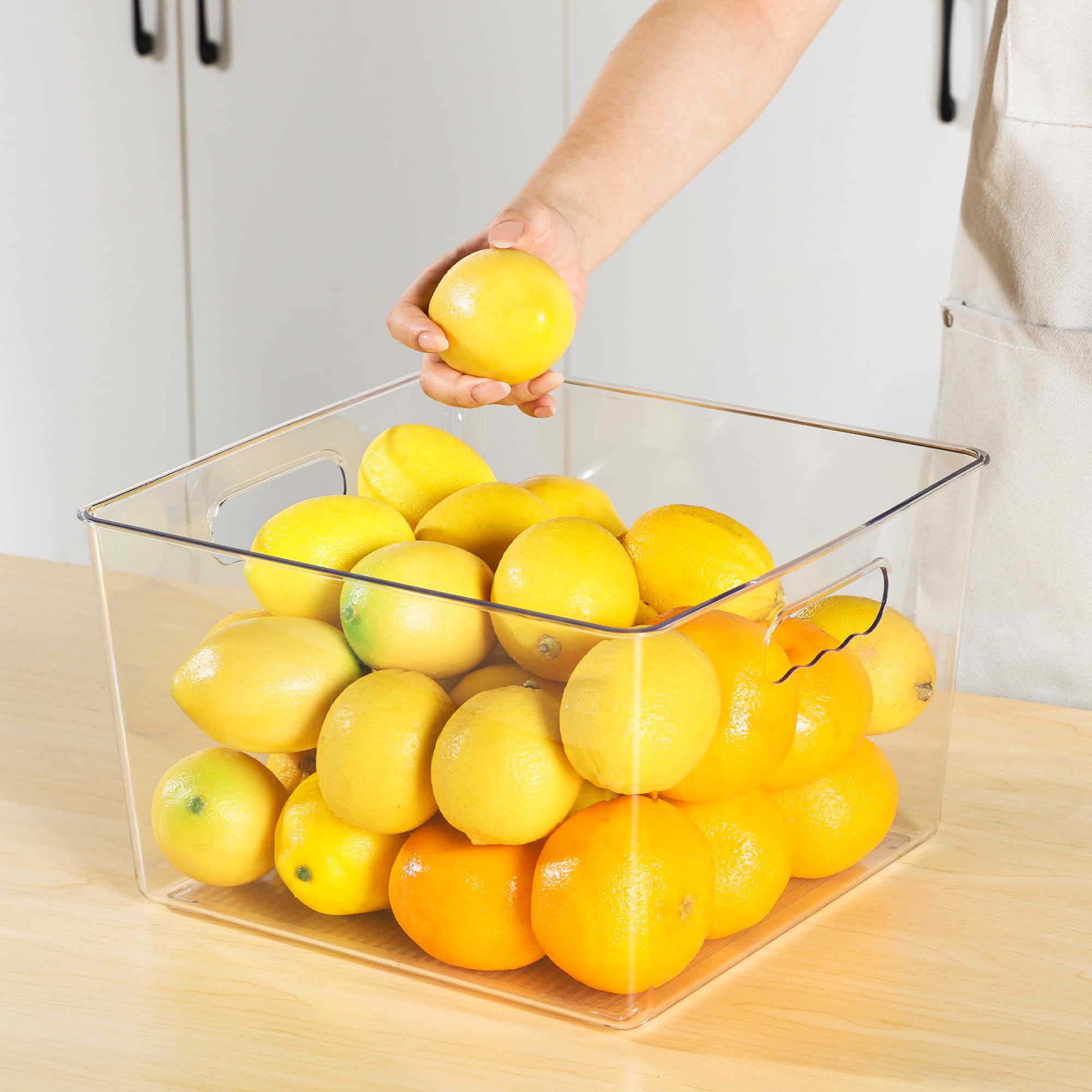 Vtopmart 6.9-inch high bin fits compact spaces under cabinets