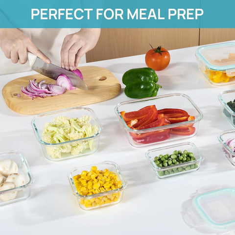Vtopmart square 27.1oz container for meal prep and modular storage
