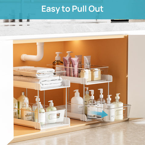 Vtopmart stable structure with silicone pads prevents sliding.