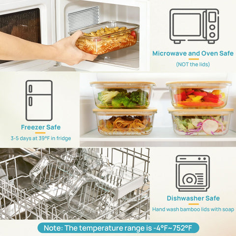 Stackable Vtopmart containers illustrating compact kitchen organization