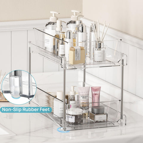 Vtopmart top drawer supports up to 15 lb for versatile storage options.