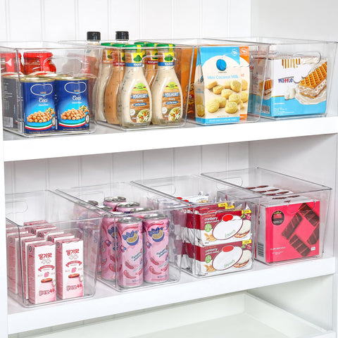 Vtopmart translucent fruit storage bin showcases produce and reduces clutter