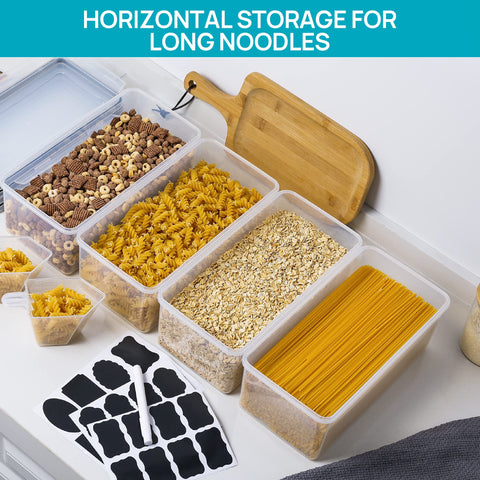 Vtopmart transparent body helps quickly identify contents at a glance.