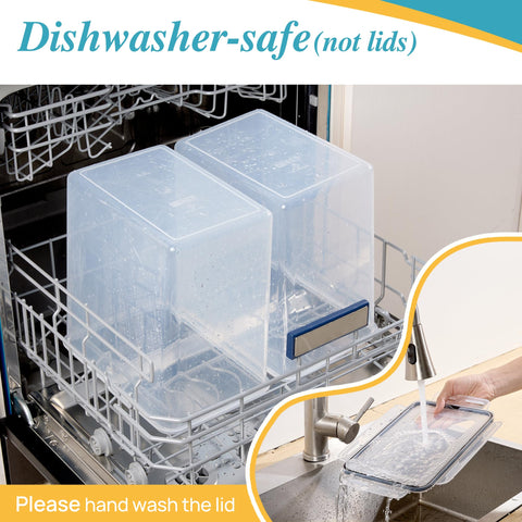 Vtopmart wide opening design makes scooping easy.