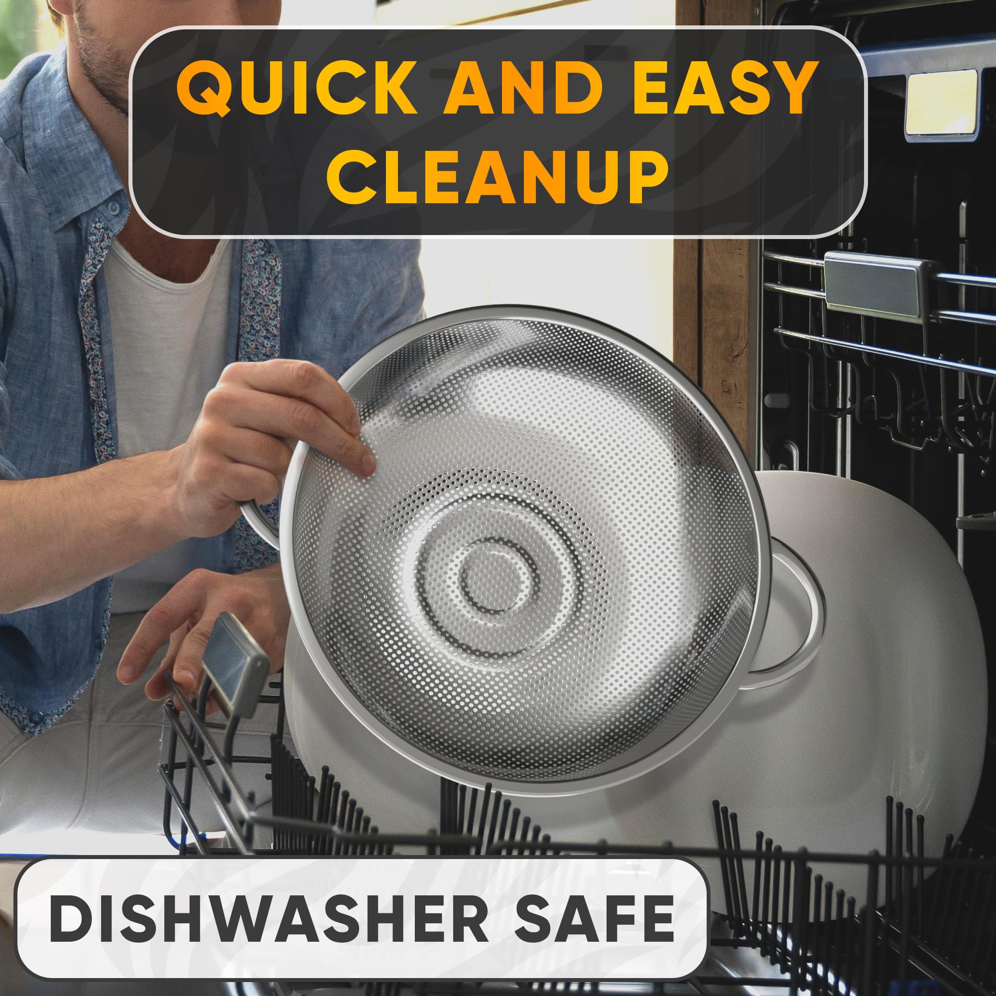 V TOWER easy-clean design simplifies rinsing and drying after meals