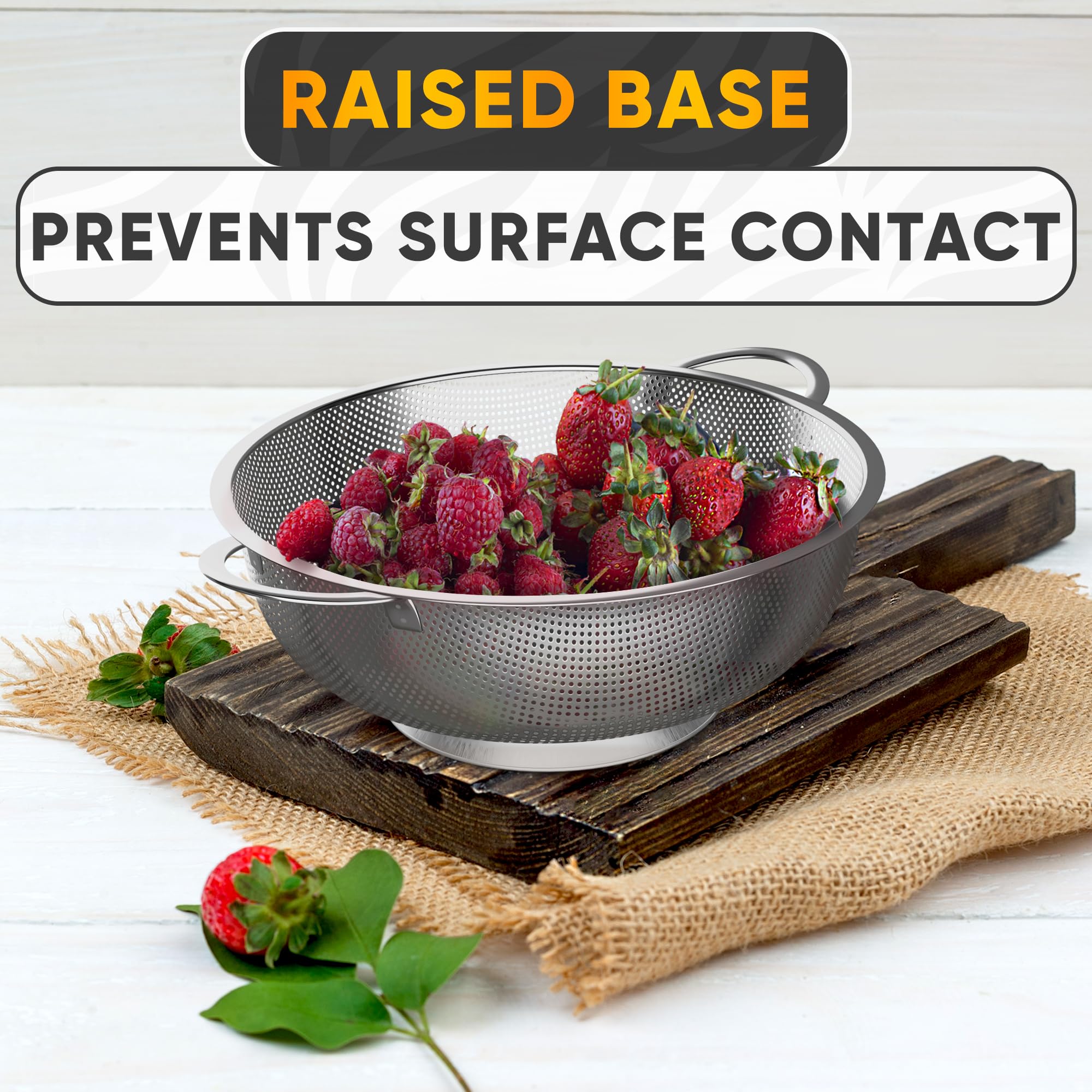 V TOWER micro-perforated bowl speeds draining while keeping grains inside