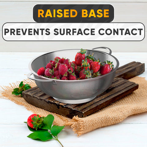 V TOWER micro-perforated bowl speeds draining while keeping grains inside