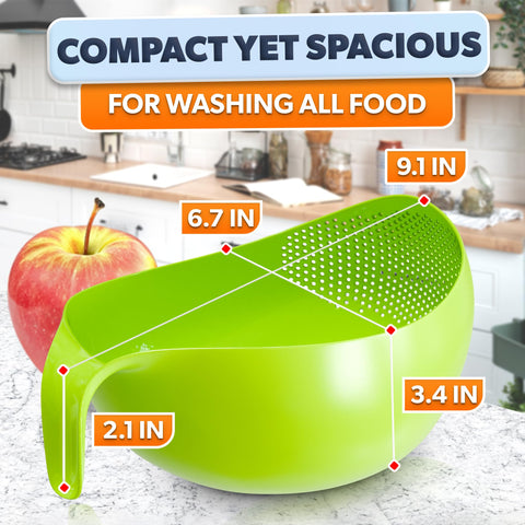 V TOWER rice-wash-bowl-matte surface for comfortable cleaning