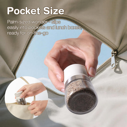 Vucchini ergonomic non-slip grip shaker for secure handling during travel