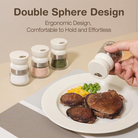 Vucchini pocket-sized shakers beside a lunch bag for on-the-go flavor