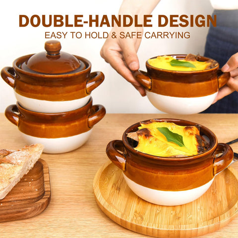 Vumdua glazed bowls that resist staining and fading after use