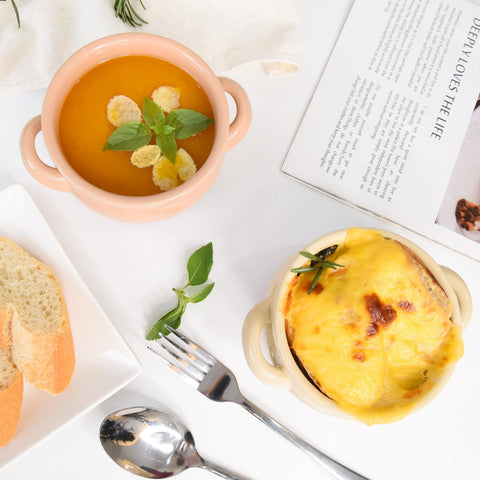 Vumdua portion-sized bowls ideal for chili, stews, and pot pies