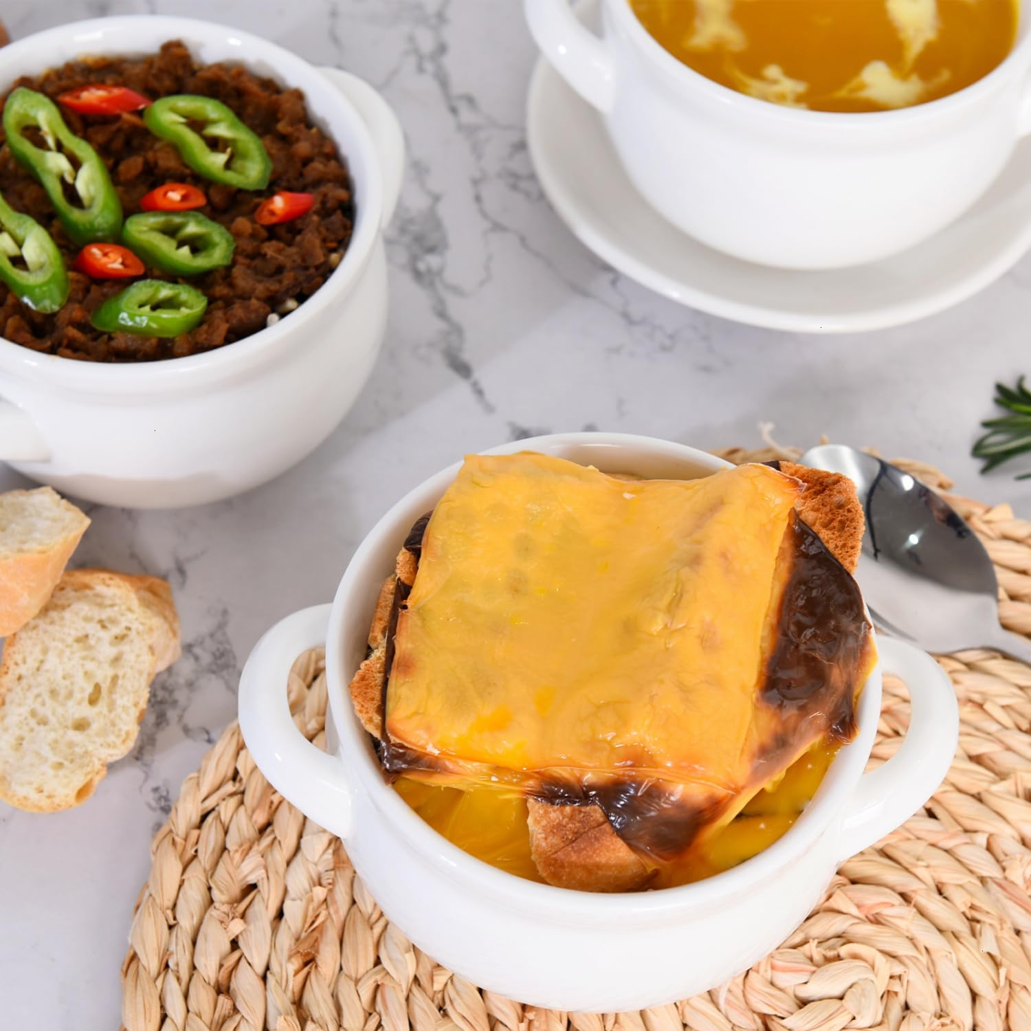 Vumdua versatile soup crock for soup and pie dishes