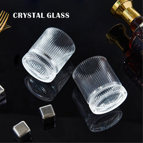 VUNDO heavy-base old fashioned glass provides stability and style.